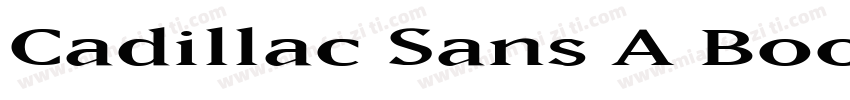 Cadillac Sans A Book字体转换